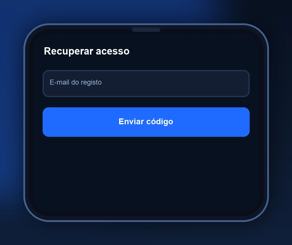 Recuperar o acesso à conta — imagem 1
